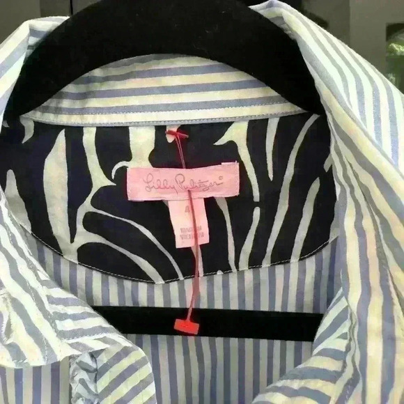 Lilly Pulitzer Cotton Button Down - Picture 4 of 7